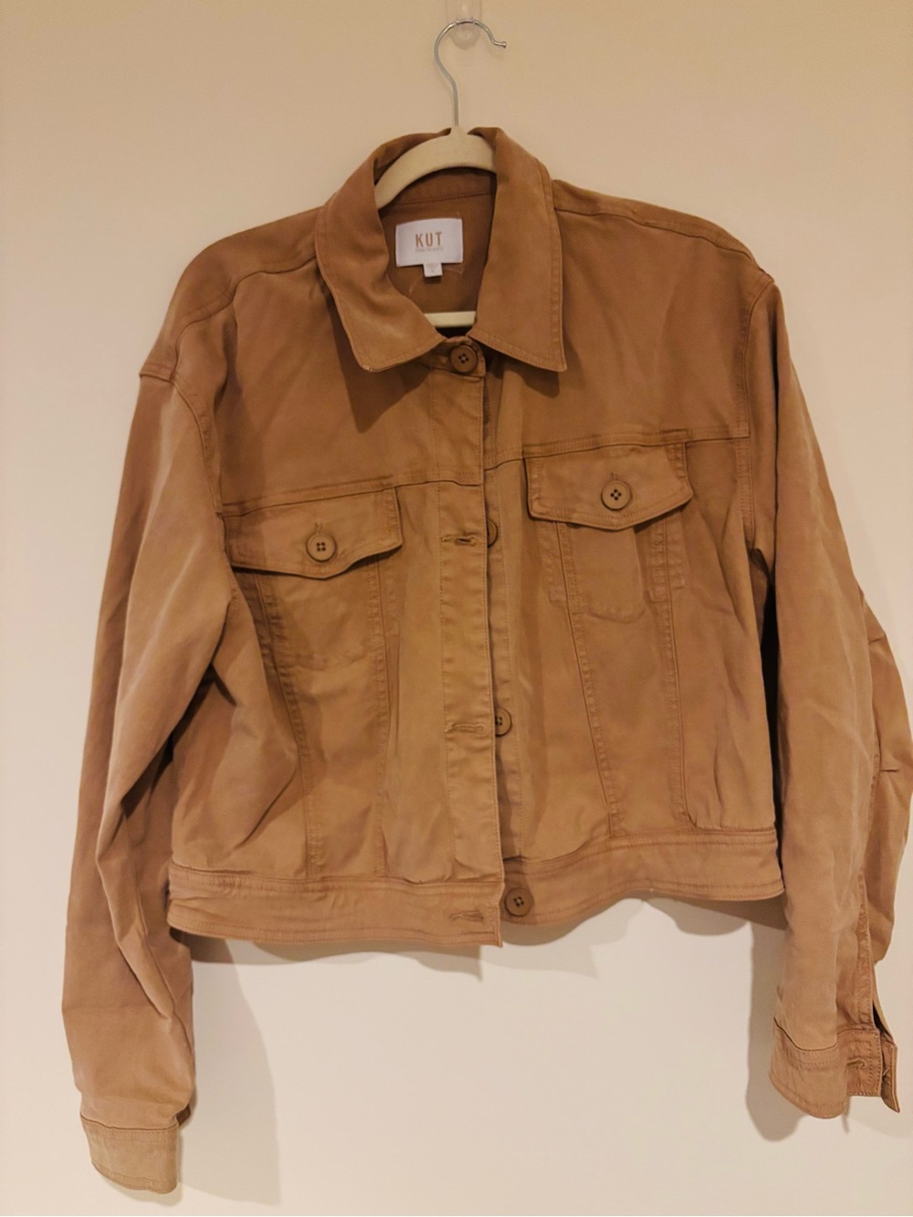 Kut from the Kloth Light Tan Cotton Jacket